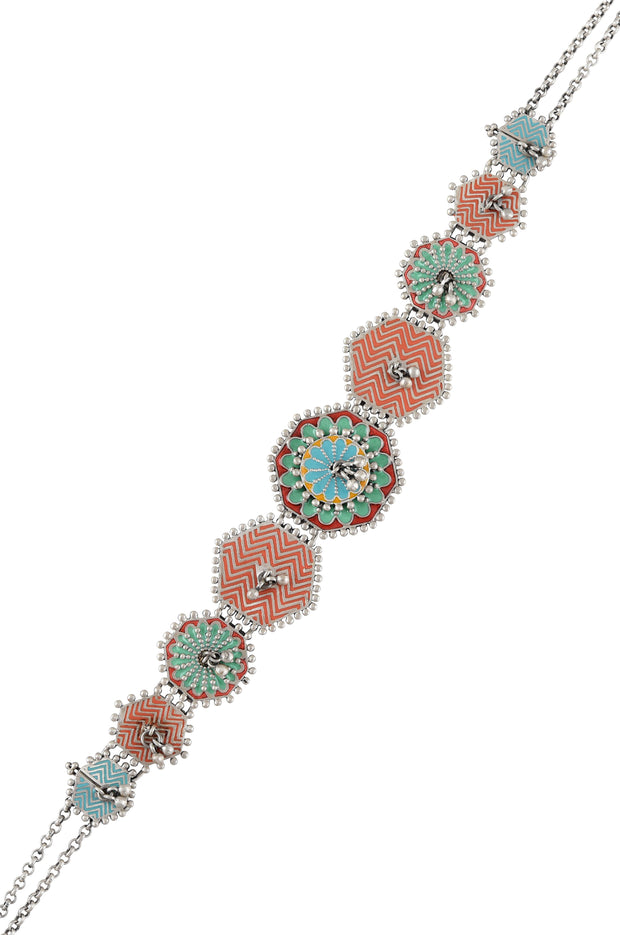 Silver Rangeeli Ghungroo Choker