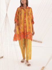 Mustard Yellow Vasansi Silk Co Ord Set