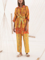 Mustard Yellow Vasansi Silk Co Ord Set