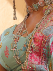 Silver Ghungroo Necklace