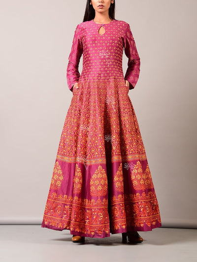 Anarkali, Anarkalis, Angrakha, Gown, Gowns, Long kurti, Western, Printed, Regular wear, Party wear