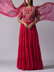 Pink Georgette Salwar Suit