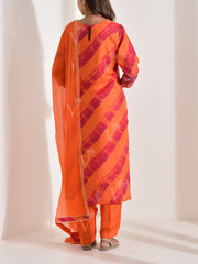 Orange Vasansi Silk Suit Set