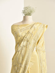 Yellow Tissue Saree