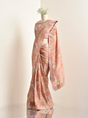 Multi Color Vasansi Silk Printed Saree