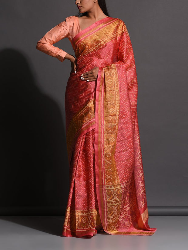 Saree, Sarees, Patola, Traditional, Traditional wear, Traditional outfit, Festive wear, Silk saree, Powerloom