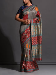 Saree, Sarees, Printed, Highlighted, Light weight, Casual wear, Traditional, Traditional wear, Traditional outfit, Silk saree, Silk