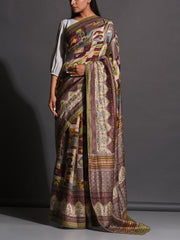 Saree, Sarees, Printed, Highlighted, Light weight, Casual wear, Traditional, Traditional wear, Traditional outfit, Silk saree, Silk